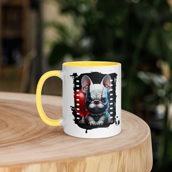 ES Frenchie Tasse mit farbiger Innenseite - Bobbis Store Hunde