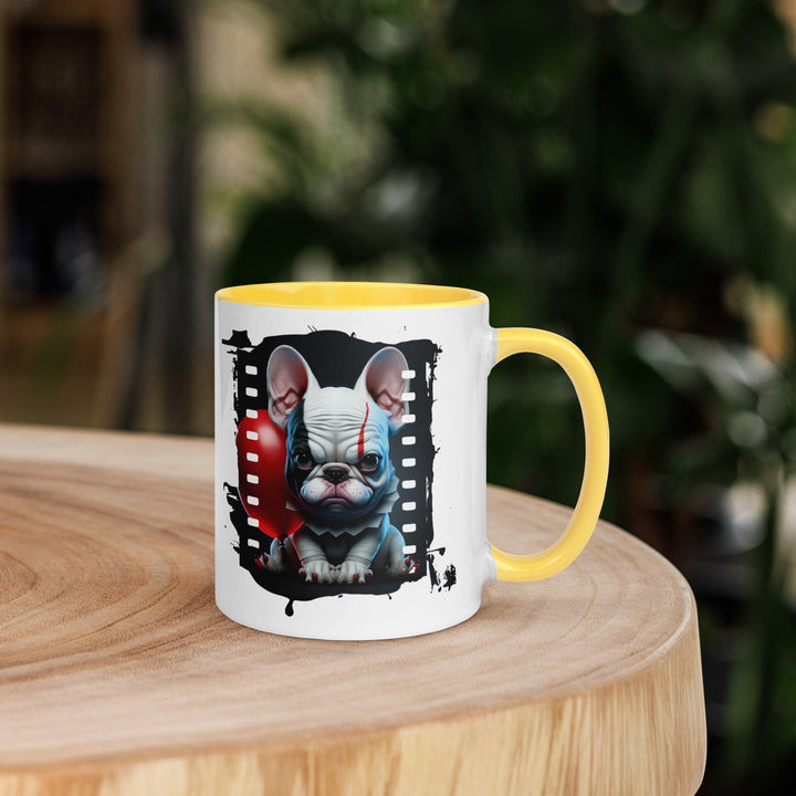 ES Frenchie Tasse mit farbiger Innenseite - Bobbis Store Hunde