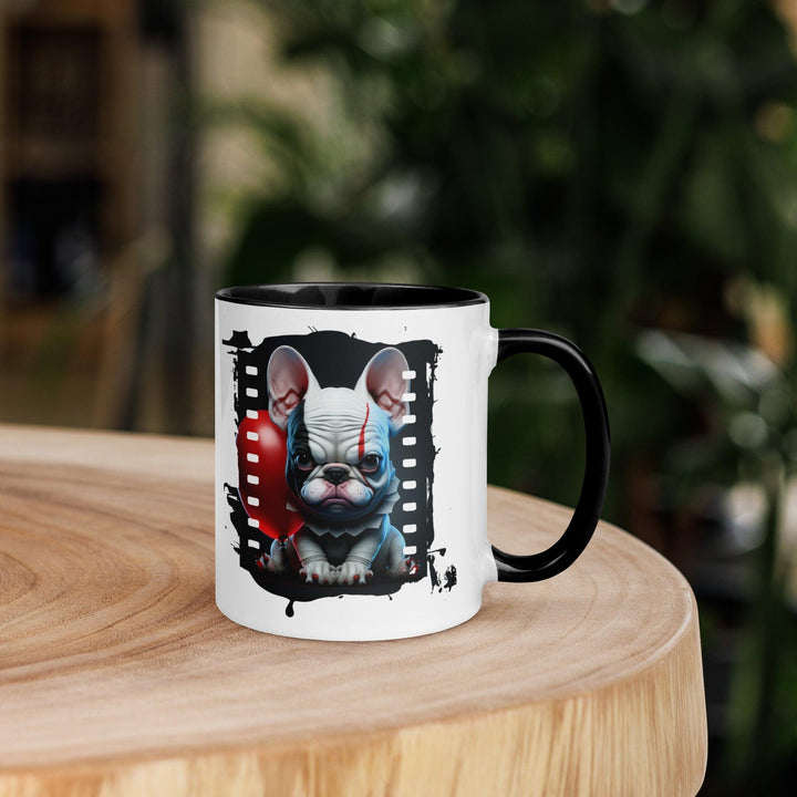ES Frenchie Tasse mit farbiger Innenseite - Bobbis Store Hunde