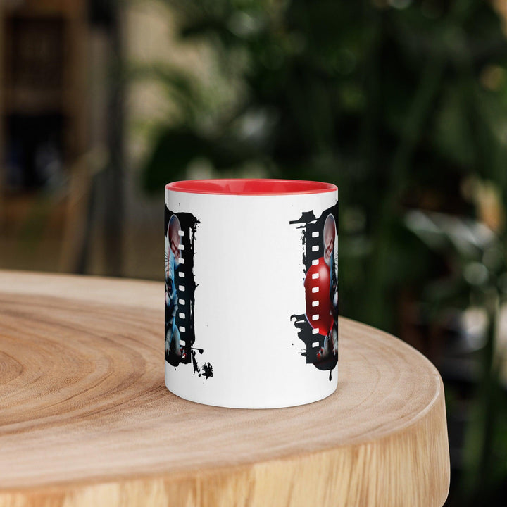 ES Frenchie Tasse mit farbiger Innenseite - Bobbis Store Hunde