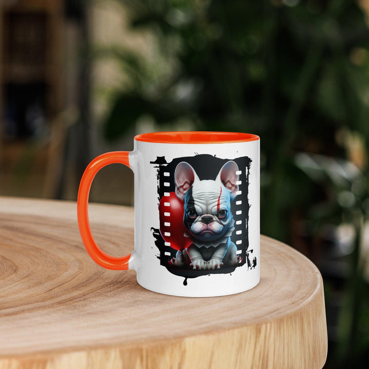 ES Frenchie Tasse mit farbiger Innenseite - Bobbis Store Hunde