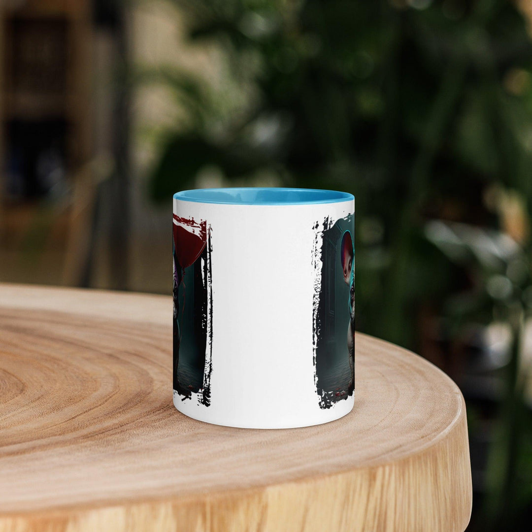 Evil Frenchie Tasse mit farbiger Innenseite - Bobbis Store Hunde