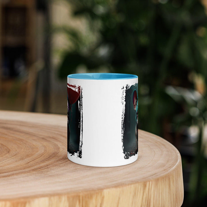 Evil Frenchie Tasse mit farbiger Innenseite - Bobbis Store Hunde