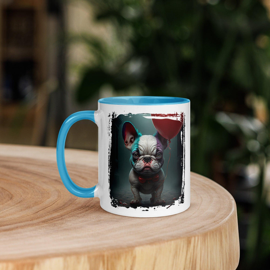 Evil Frenchie Tasse mit farbiger Innenseite - Bobbis Store Hunde