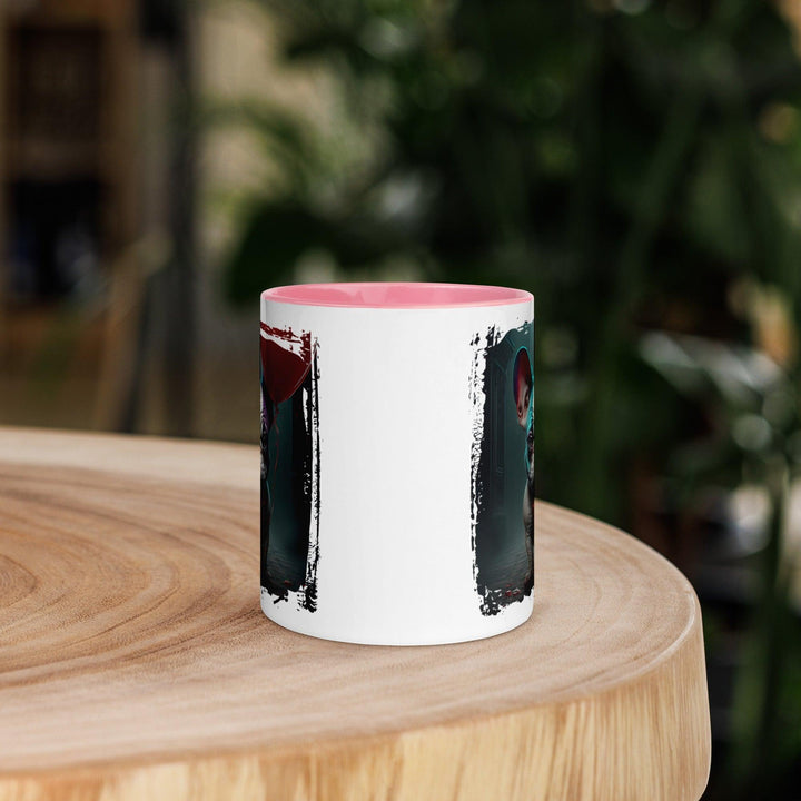 Evil Frenchie Tasse mit farbiger Innenseite - Bobbis Store Hunde