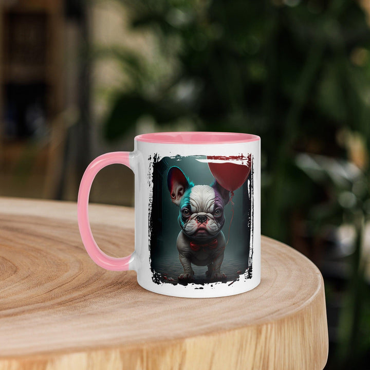 Evil Frenchie Tasse mit farbiger Innenseite - Bobbis Store Hunde