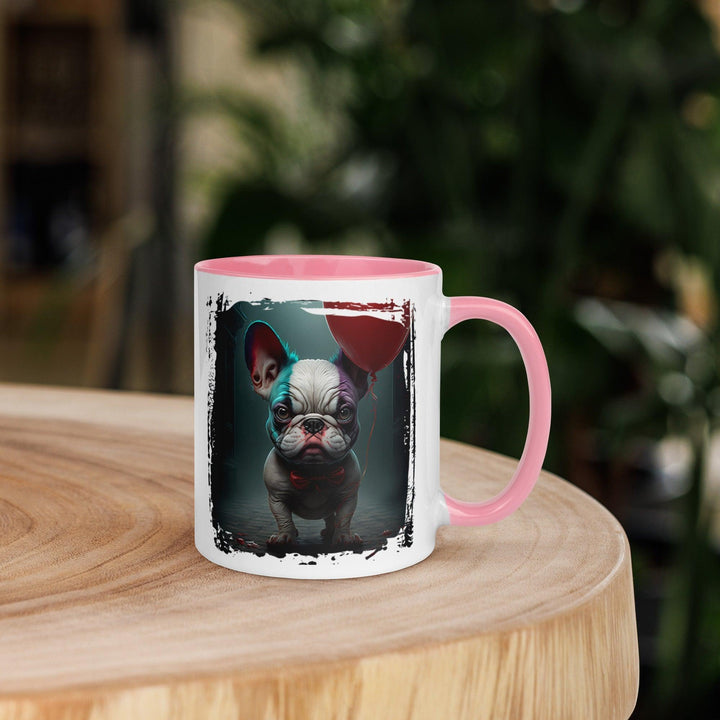 Evil Frenchie Tasse mit farbiger Innenseite - Bobbis Store Hunde
