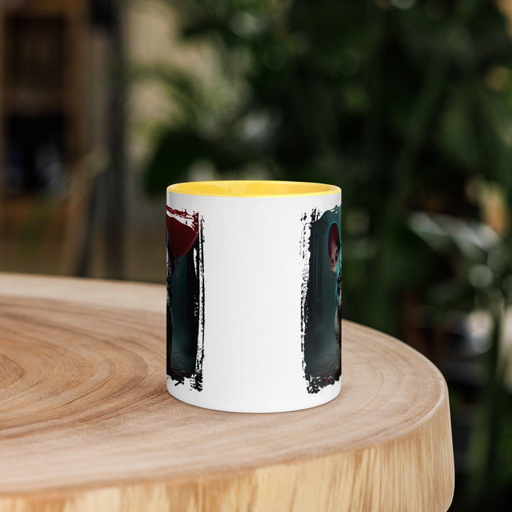 Evil Frenchie Tasse mit farbiger Innenseite - Bobbis Store Hunde