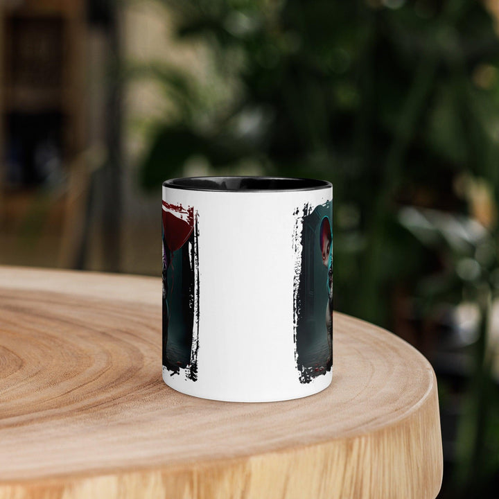 Evil Frenchie Tasse mit farbiger Innenseite - Bobbis Store Hunde