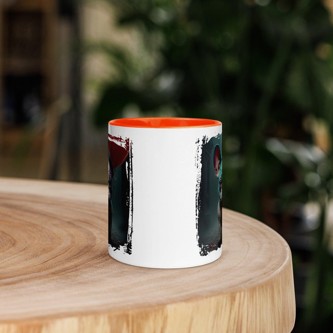 Evil Frenchie Tasse mit farbiger Innenseite - Bobbis Store Hunde