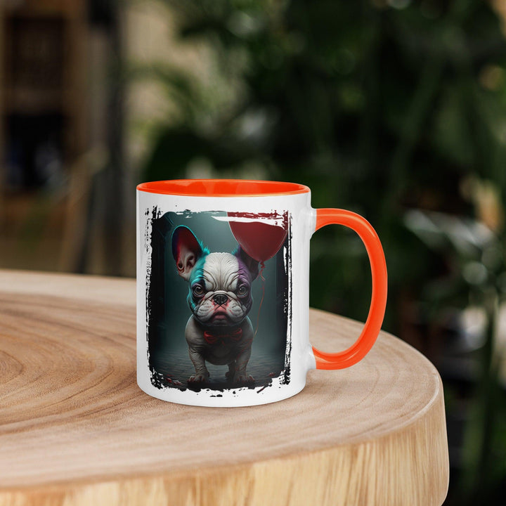 Evil Frenchie Tasse mit farbiger Innenseite - Bobbis Store Hunde