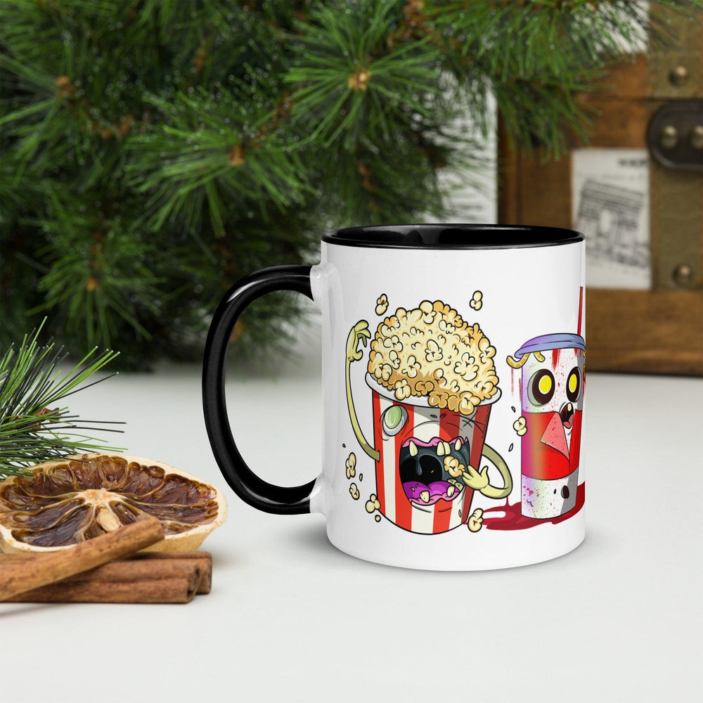 Fast food Zombie Tasse mit farbiger Innenseite - Bobbis Store Hunde