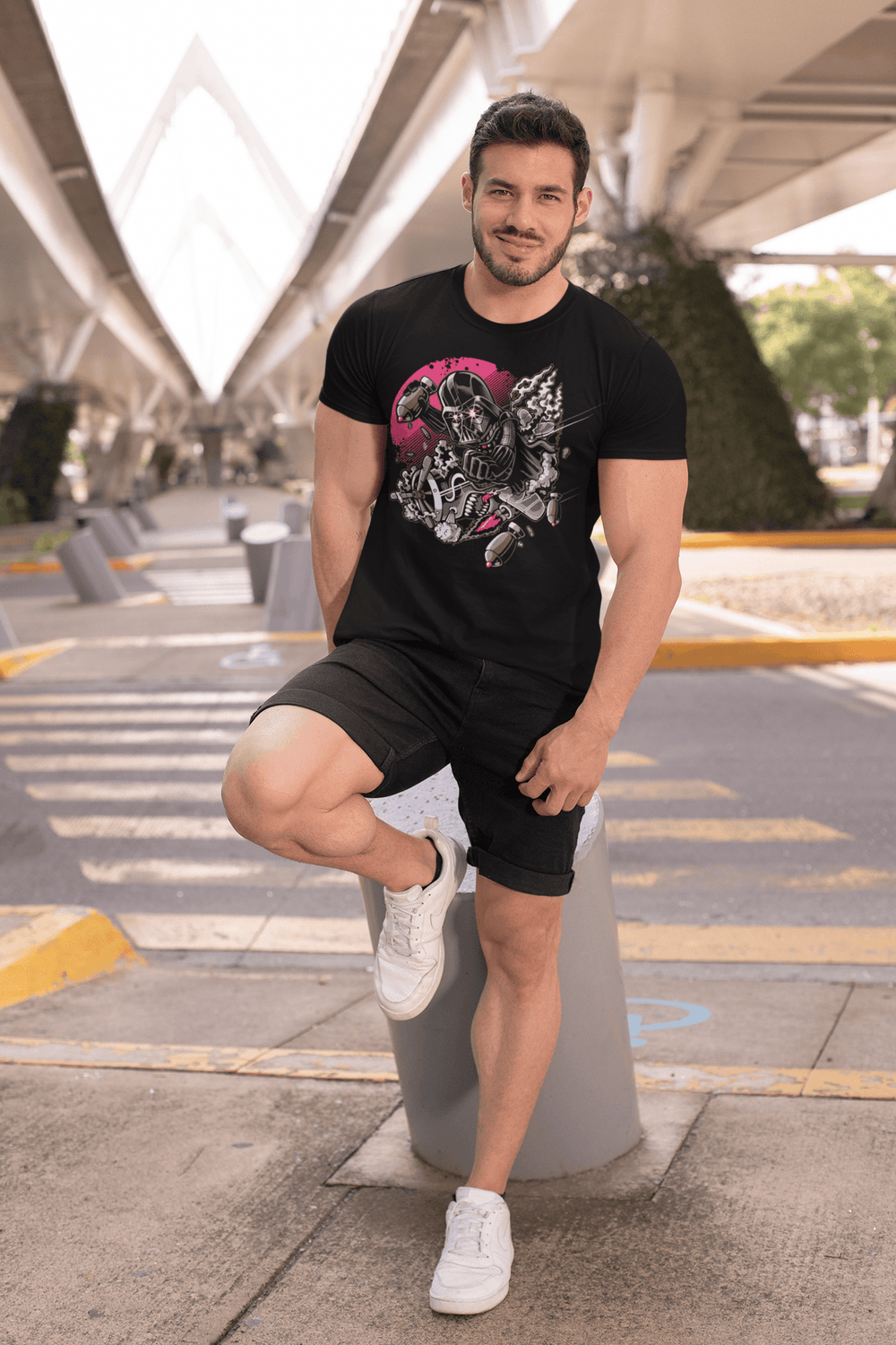 Father Attack Unisex-Bio-Baumwoll-T-Shirt - Bobbis Store Hunde