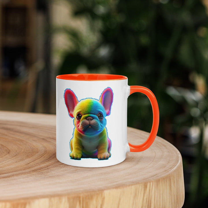 Fluffy Rainbo Tasse mit farbiger Innenseite - Bobbis Store Hunde