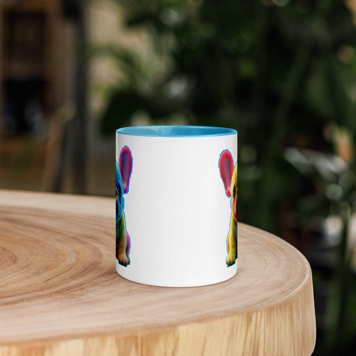 Fluffy Rainbo Tasse mit farbiger Innenseite - Bobbis Store Hunde