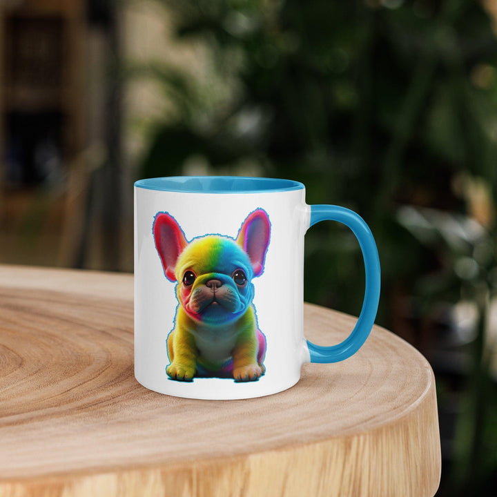 Fluffy Rainbo Tasse mit farbiger Innenseite - Bobbis Store Hunde