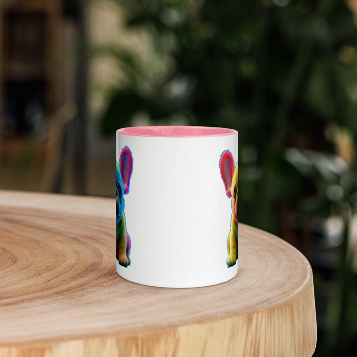 Fluffy Rainbo Tasse mit farbiger Innenseite - Bobbis Store Hunde