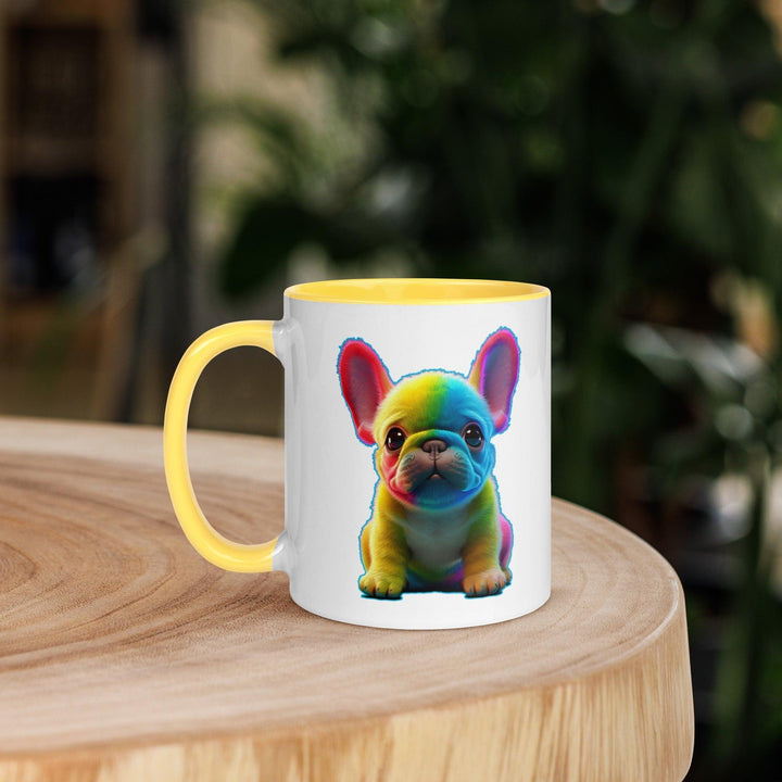 Fluffy Rainbo Tasse mit farbiger Innenseite - Bobbis Store Hunde