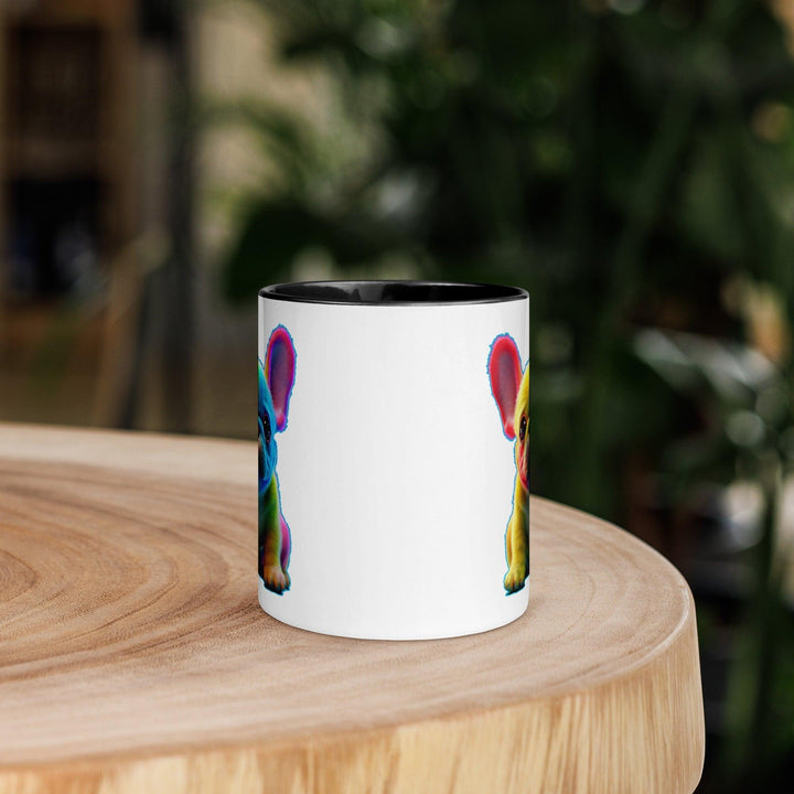 Fluffy Rainbo Tasse mit farbiger Innenseite - Bobbis Store Hunde