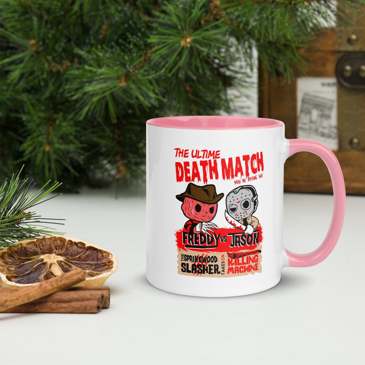 Freddy vs Jason Tasse mit farbiger Innenseite - Bobbis Store Hunde