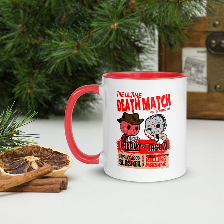 Freddy vs Jason Tasse mit farbiger Innenseite - Bobbis Store Hunde
