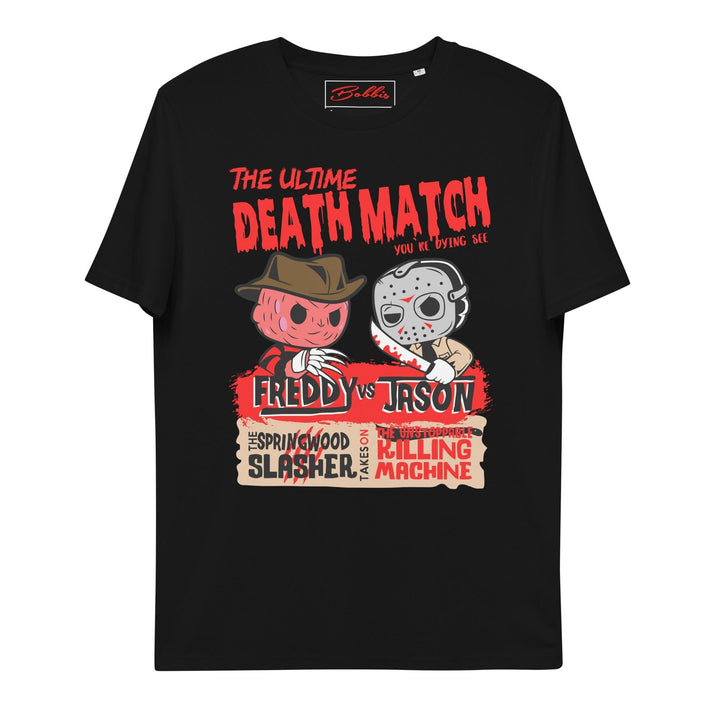 Freddy vs Jason Unisex-Bio-Baumwoll-T-Shirt - Bobbis Store Hunde