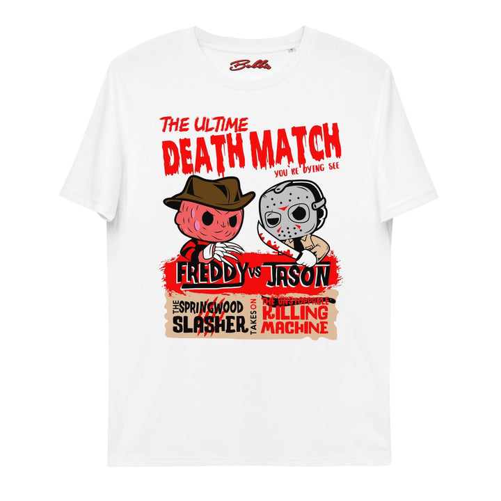 Freddy vs Jason Unisex-Bio-Baumwoll-T-Shirt - Bobbis Store Hunde