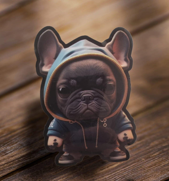 French Bulldog Mafia Aufkleber Sticker - Bobbis Store Hunde