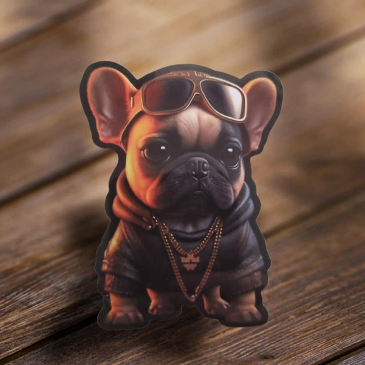 French Bulldog Mafia Aufkleber Sticker - Bobbis Store Hunde