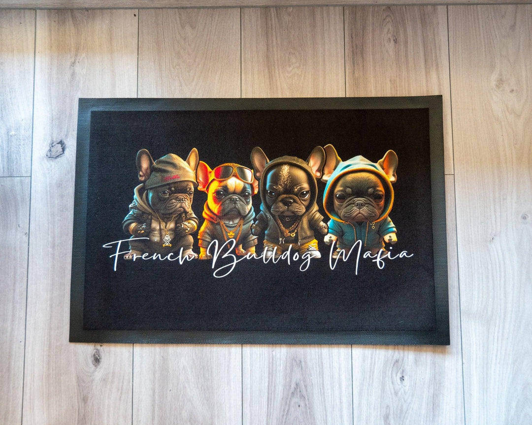 French Bulldog Mafia Fußmatte 40x60 cm - Bobbis Store Hunde
