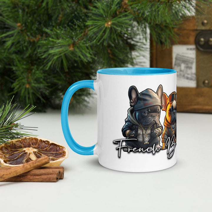 French Bulldog Mafia Tasse mit farbiger Innenseite - Bobbis Store Hunde
