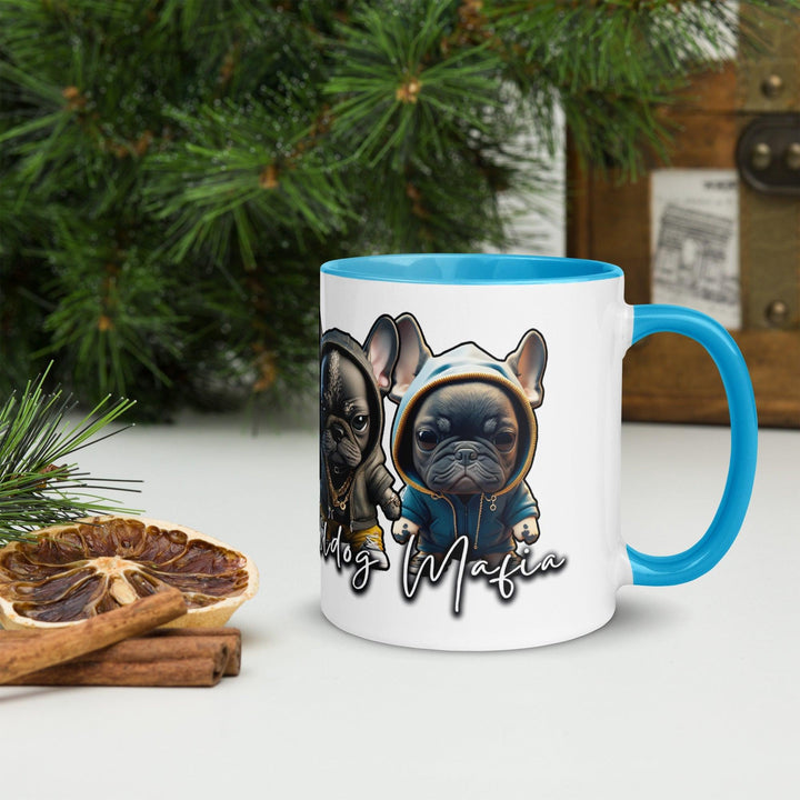French Bulldog Mafia Tasse mit farbiger Innenseite - Bobbis Store Hunde