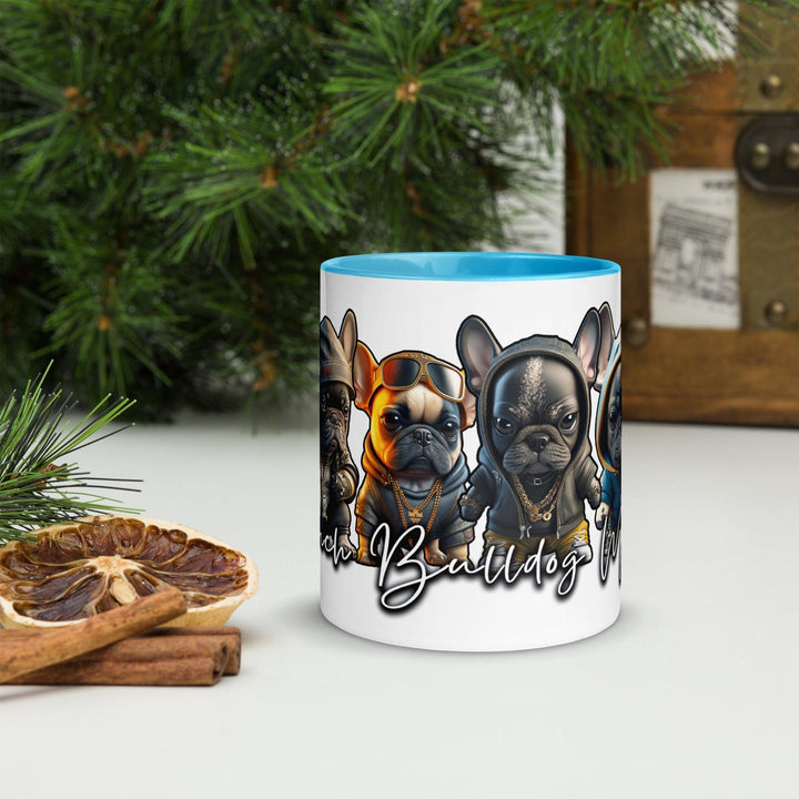 French Bulldog Mafia Tasse mit farbiger Innenseite - Bobbis Store Hunde