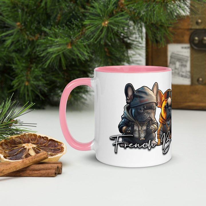 French Bulldog Mafia Tasse mit farbiger Innenseite - Bobbis Store Hunde