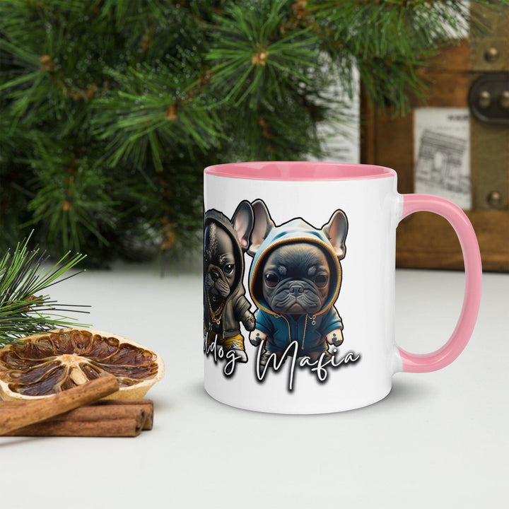 French Bulldog Mafia Tasse mit farbiger Innenseite - Bobbis Store Hunde