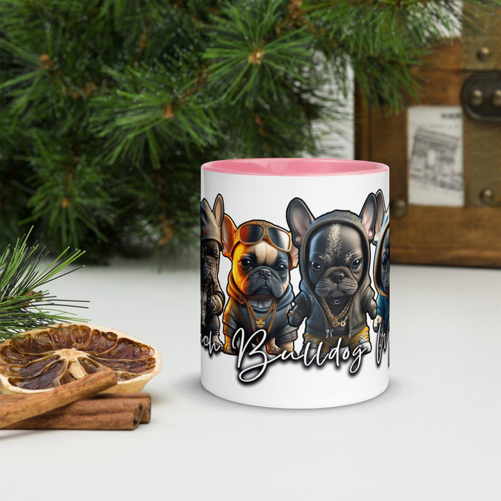 French Bulldog Mafia Tasse mit farbiger Innenseite - Bobbis Store Hunde