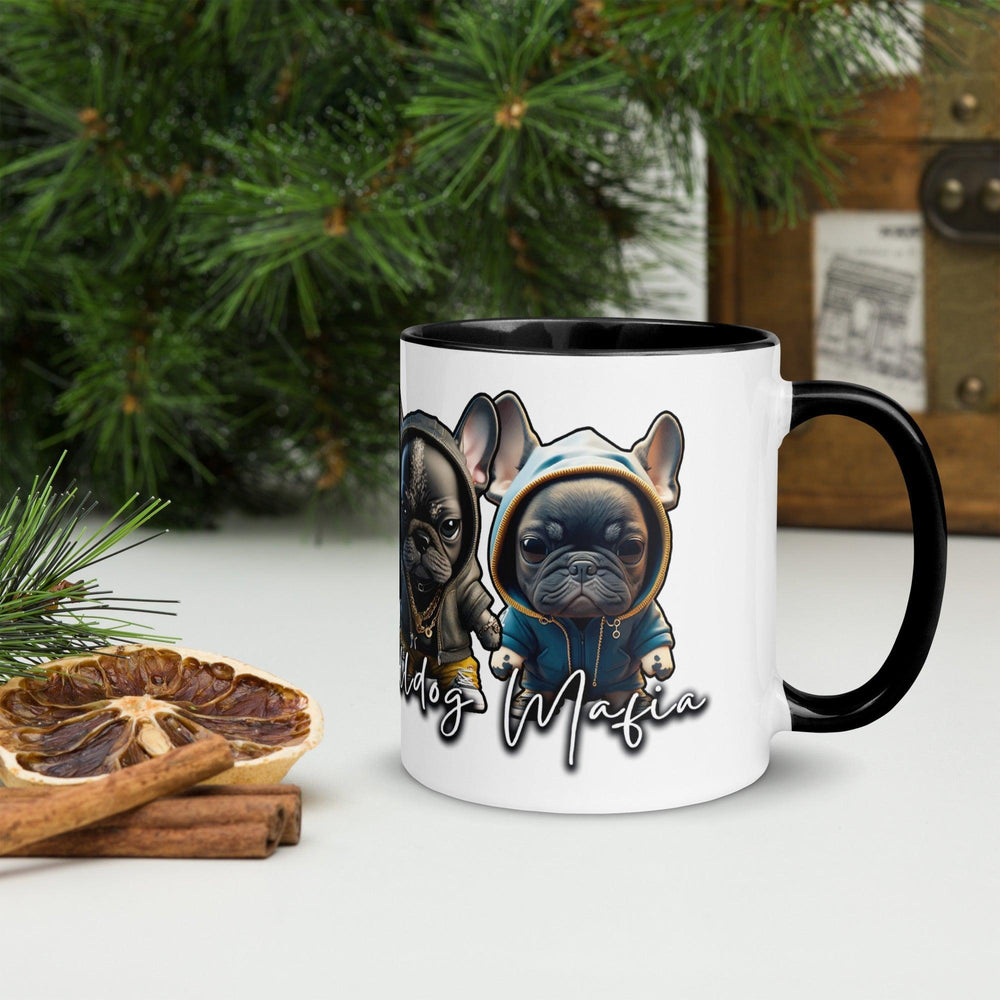 French Bulldog Mafia Tasse mit farbiger Innenseite - Bobbis Store Hunde