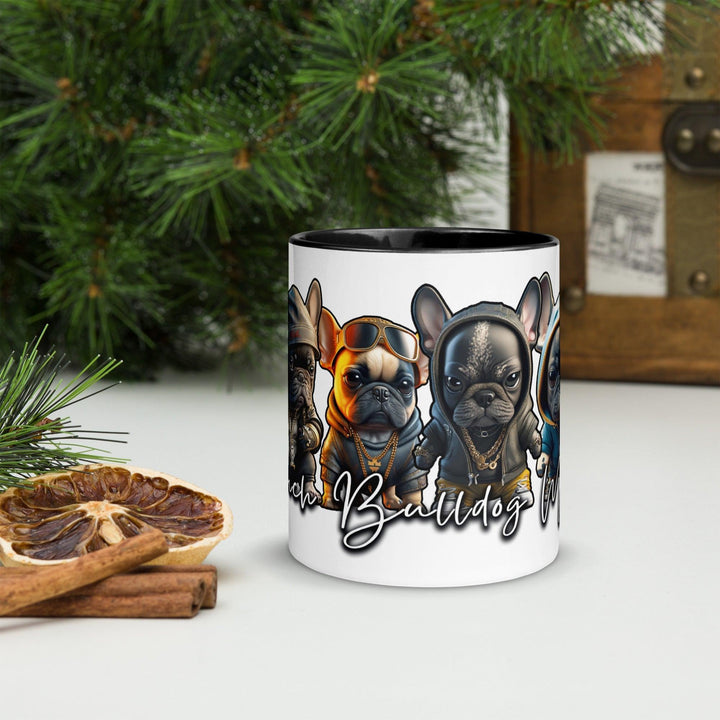 French Bulldog Mafia Tasse mit farbiger Innenseite - Bobbis Store Hunde