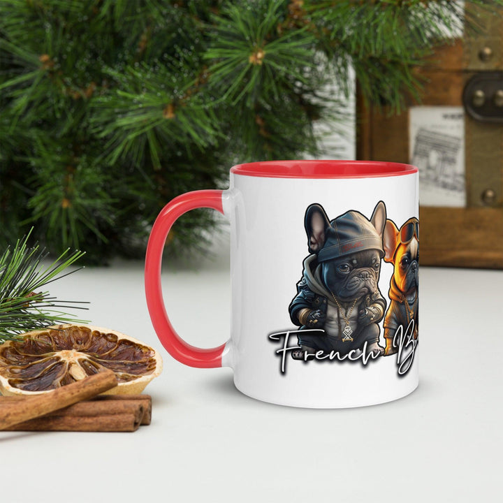 French Bulldog Mafia Tasse mit farbiger Innenseite - Bobbis Store Hunde