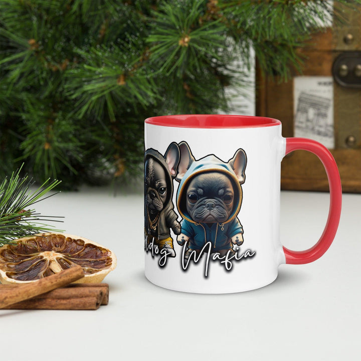 French Bulldog Mafia Tasse mit farbiger Innenseite - Bobbis Store Hunde