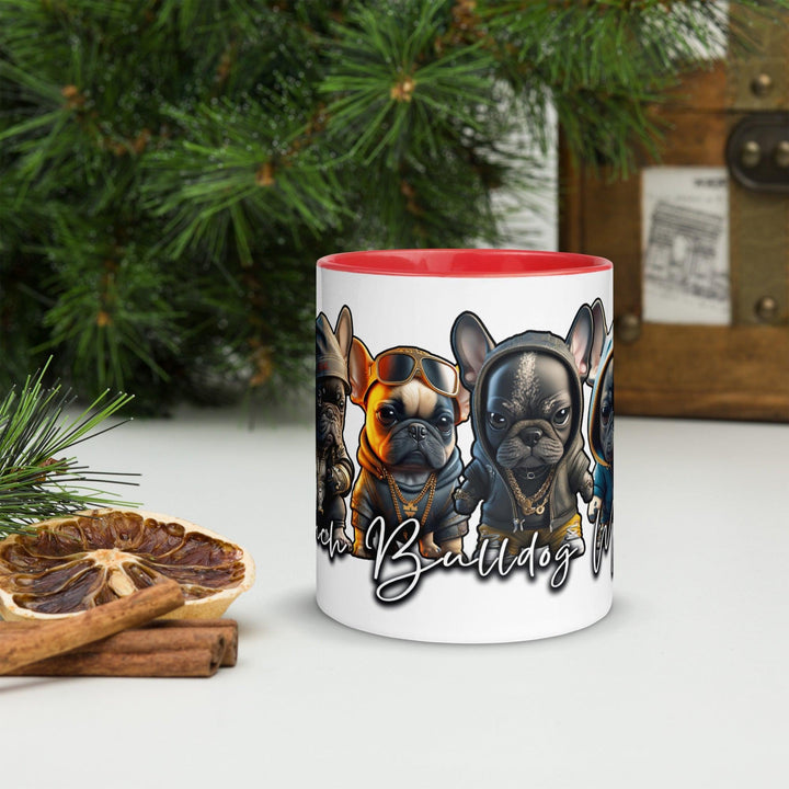French Bulldog Mafia Tasse mit farbiger Innenseite - Bobbis Store Hunde