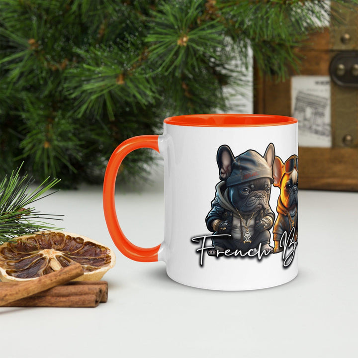French Bulldog Mafia Tasse mit farbiger Innenseite - Bobbis Store Hunde