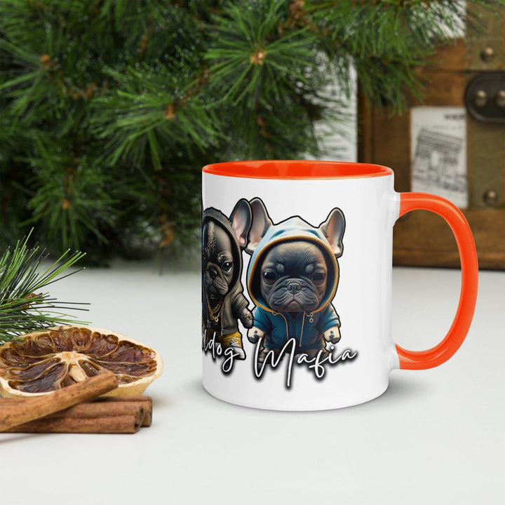 French Bulldog Mafia Tasse mit farbiger Innenseite - Bobbis Store Hunde