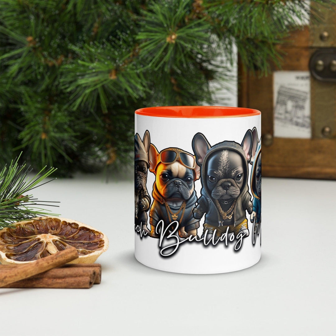 French Bulldog Mafia Tasse mit farbiger Innenseite - Bobbis Store Hunde