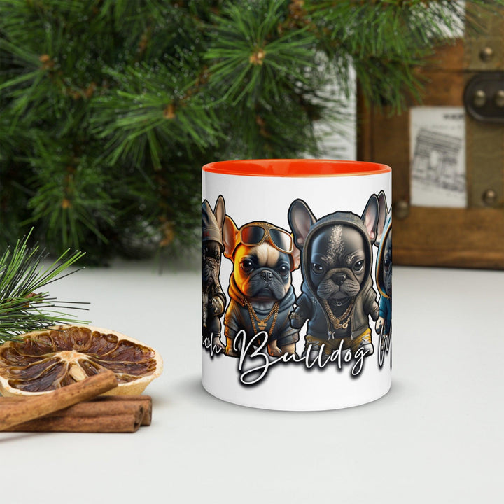 French Bulldog Mafia Tasse mit farbiger Innenseite - Bobbis Store Hunde