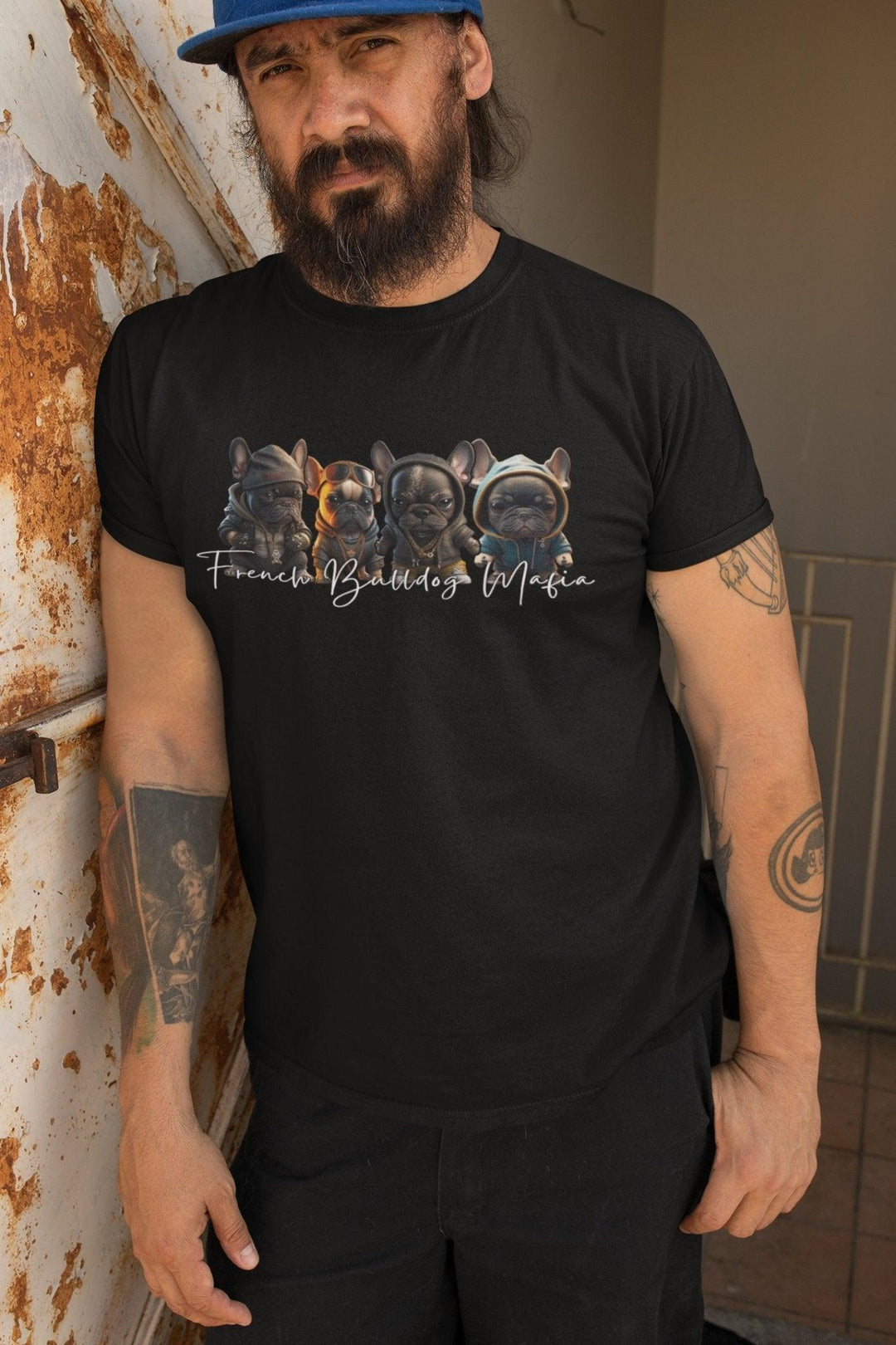 French Mafia Unisex-Bio-Baumwoll-T-Shirt - Bobbis Store Hunde
