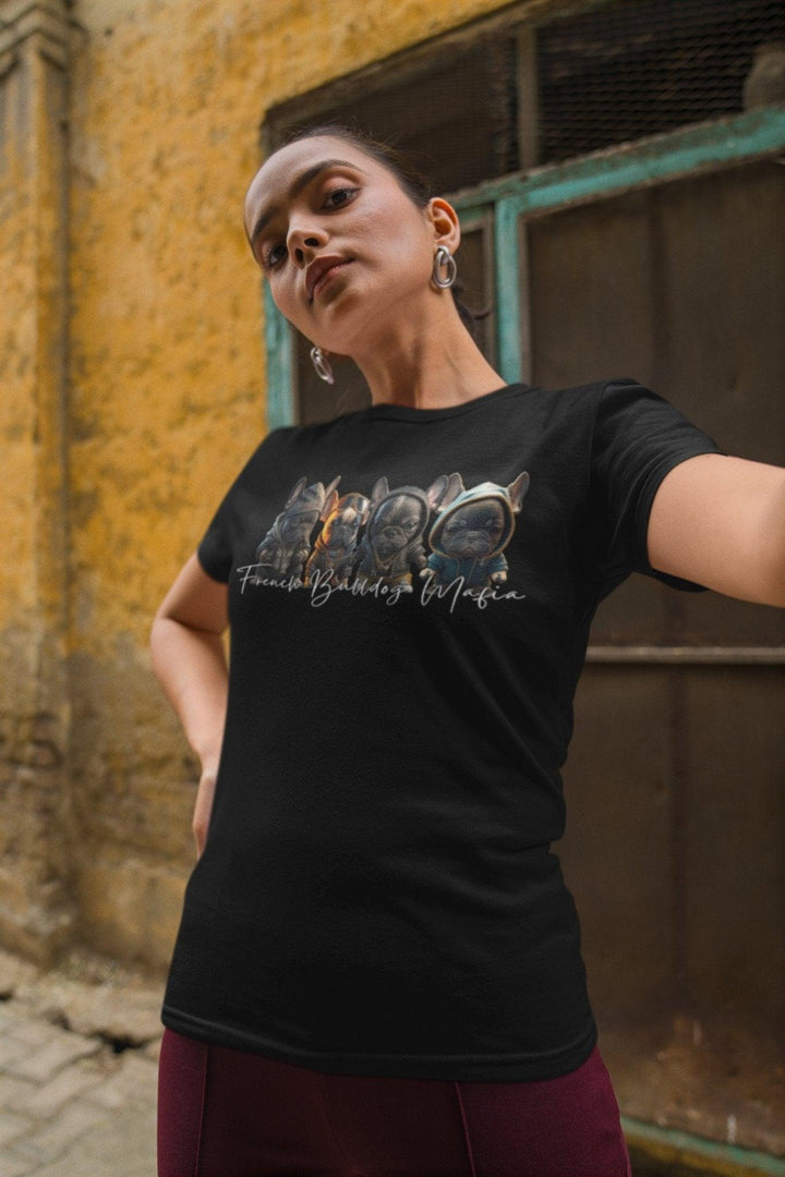 French Mafia Unisex-Bio-Baumwoll-T-Shirt - Bobbis Store Hunde