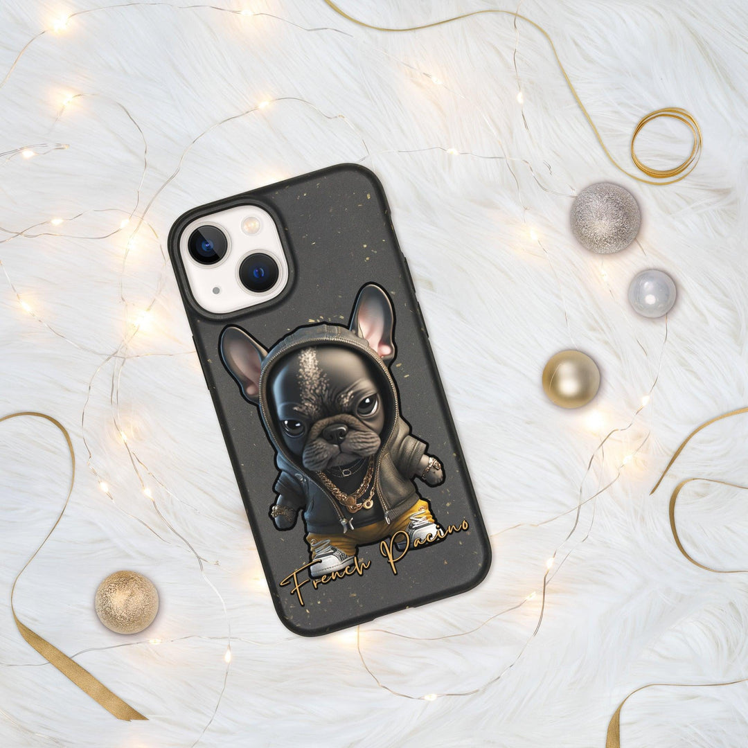 French Pacino Gesprenkelte iPhone-Hülle - Bobbis Store Hunde