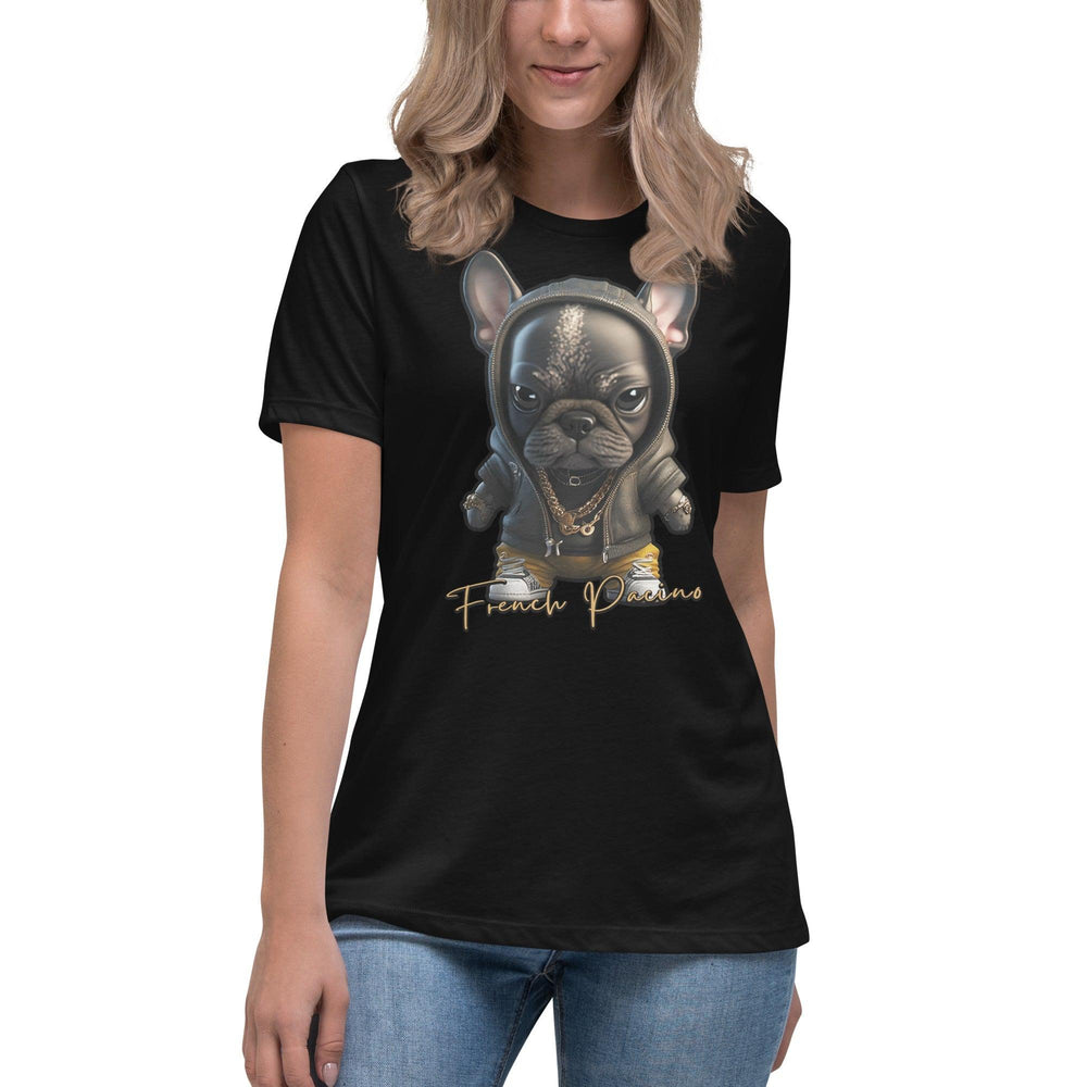 French Pacino Lockeres Damen-T-Shirt - Bobbis Store Hunde