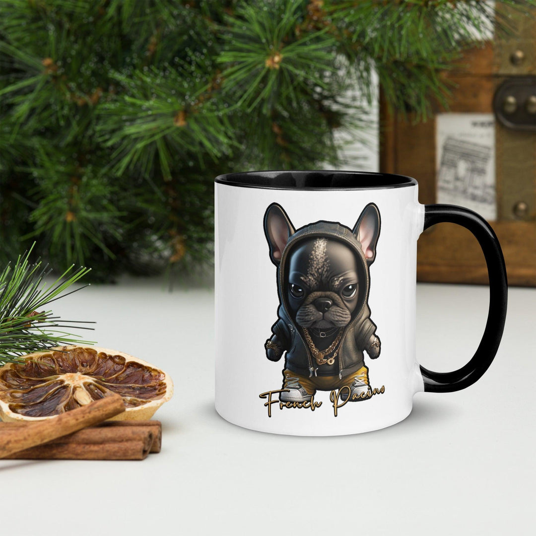 French Pacino Tasse mit farbiger Innenseite - Bobbis Store Hunde